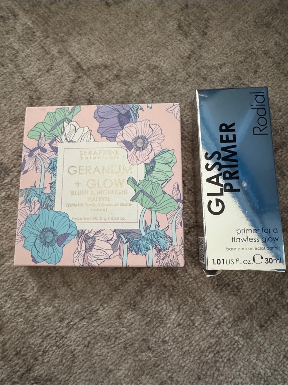 Seraphine Botanicals Geranium + Glow Blush & Highlight Palette